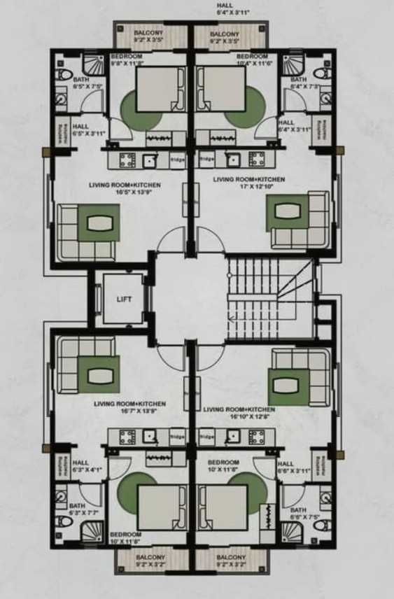 One bedroom affordable housing units for Smile Estates