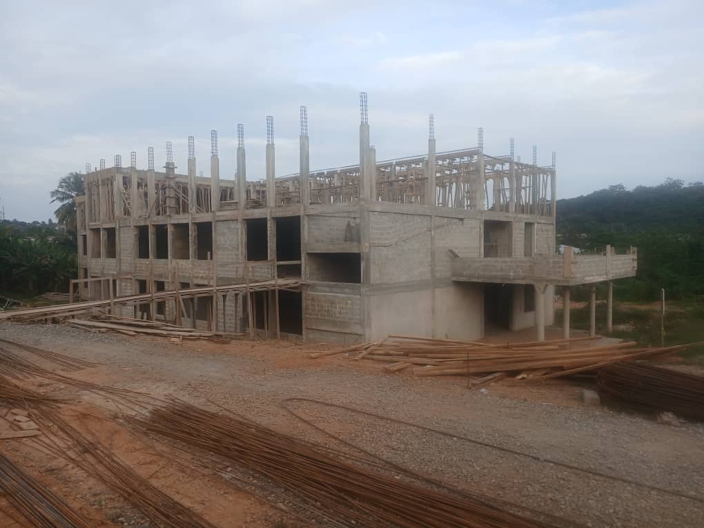Structural shell progress on site