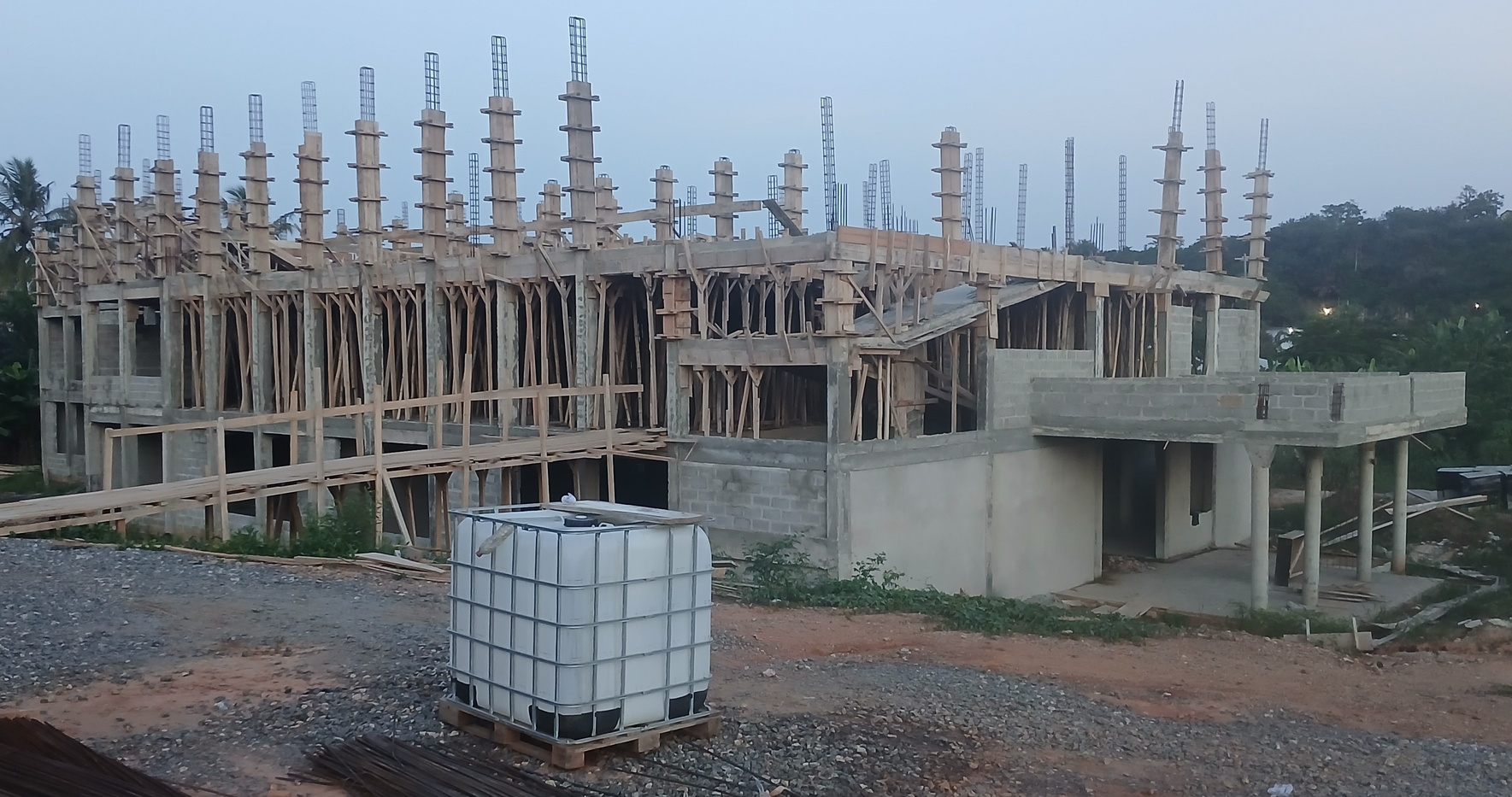 Structural shell taking shape