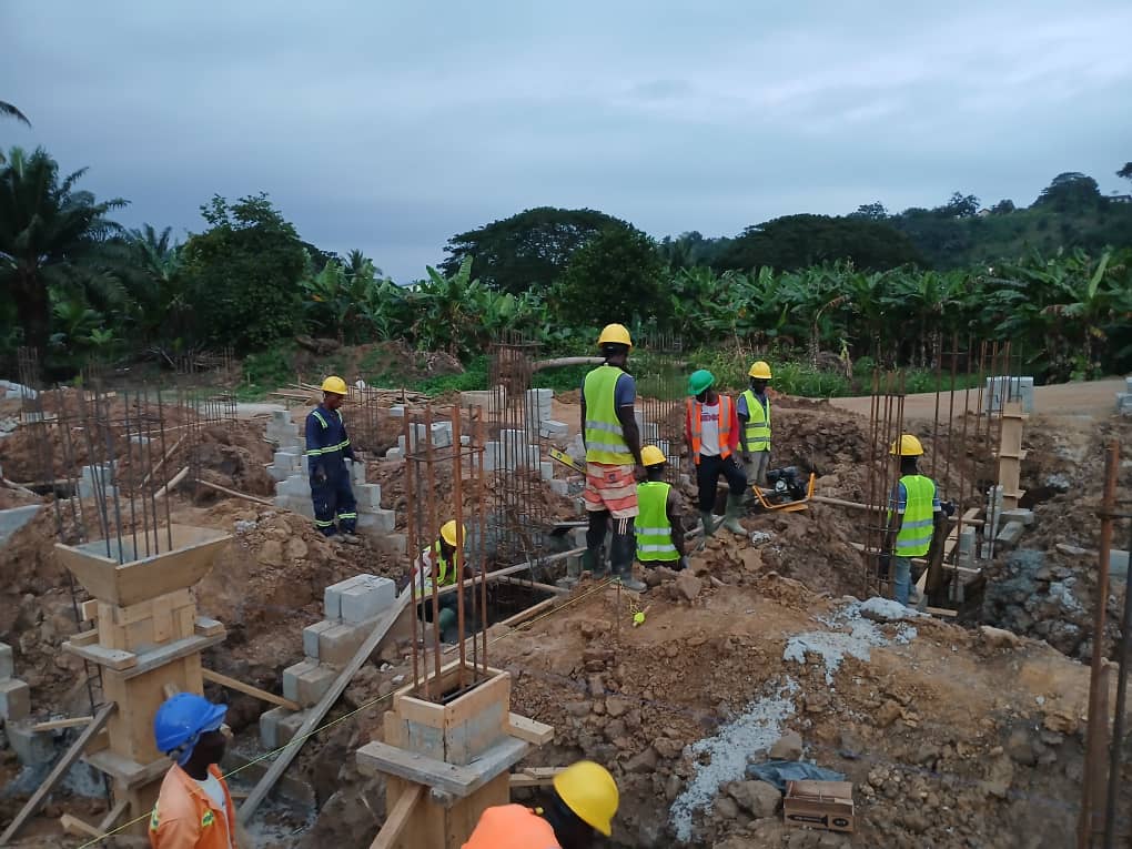 Crew on site, full PPE